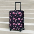 thumbnail image 6 of Susaid Pink Planets And Stars Print Elastic Washable Suitcase Cover with Hidden Zipper, Fits 18-32 Inch Luggage for Protection During Travel-Medium, 6 of 7