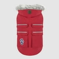 thumbnail image 3 of Canada Pooch Everest Explorer Fleece Lined Insulated Dog Coat (Red, 28 (27-29" back length)), 3 of 4