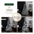 thumbnail image 2 of Árbol de Navidad Frondoso con Ramas Escarchadas, Pino Navideño Esquimal (Verde Oscuro Nevado, 2.20 m), 2 of 6