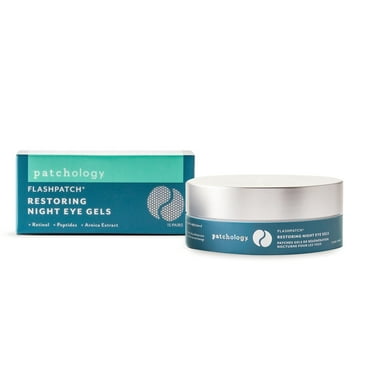 Patchology Skin Care FlashPatch Restoring Retinol Under Eye Face Mask, 15 Count