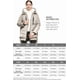 thumbnail image 5 of Chaqueta de plumón gruesa para mujer, parka con capucha, abrigo largo acolchado para invierno, 5 of 5