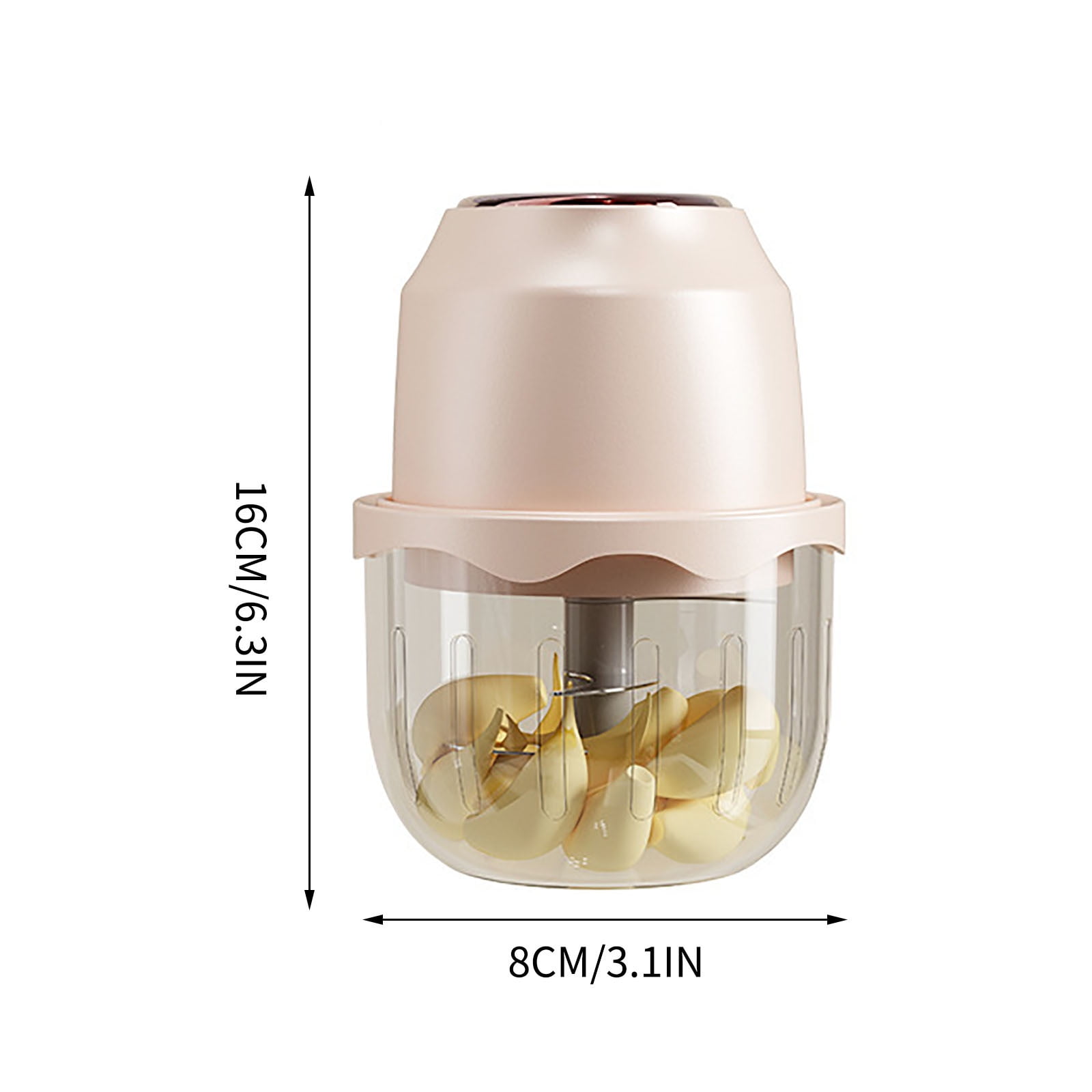 Electric Meat Grinder Food Processor | Household Fully Automatic Multifunctional Minced Meat & Garlic Machine | High-Power Motor | Stainless Steel Blade | Compact Easy-Clean Design | 1 Unit
