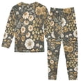 thumbnail image 2 of FORMRS Toddler Unisex Long Sleeve Top and Pants Pajama Set 2-Piece Sleepwear, Sizes 18M-8Y, Floral Wilderness Pattern, 2 of 6