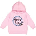 thumbnail image 2 of Inktastic Alaska Girl Forget-me-not Flower Toddler Hoodie, 2 of 4