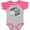 Baseball Heather and Hot Pink, variant on Inktastic Poppy's Golf Buddy with Golf Ball Boys or Girls Baby Bodysuit