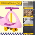 thumbnail image 4 of Lil’ Rider Wiggle Car for Ages 3 and Up - Twist, Wiggle, and Go (Pink), 4 of 8