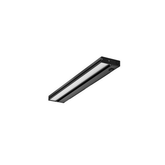 NICOR Lighting NUC-4-21-DM-L-BK Linkable 21 in. Slim Dimmable Black LED Under Cabinet Light Fixture