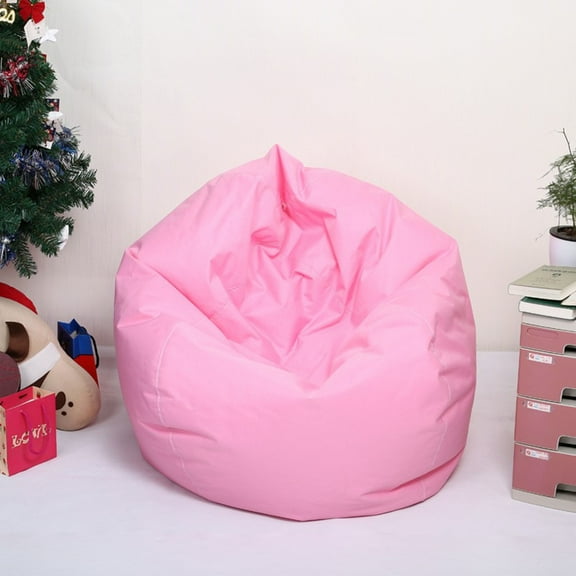 Fashionable Tatami Lazy Bean Bag Pink With Attributes Sofa Cover Color:Pink Material:Cloth