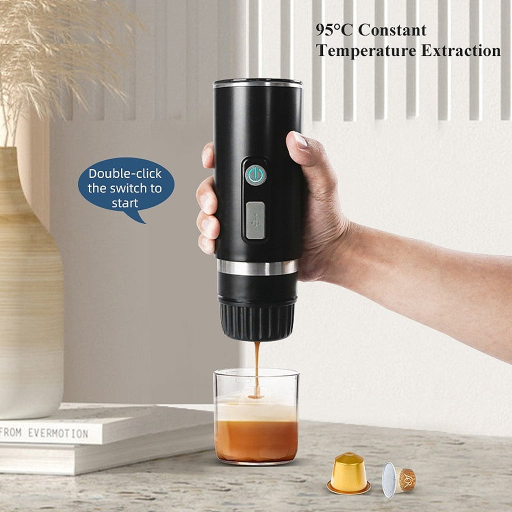 BQBQERT Portable Home Coffee Machine Fully Automatic Espresso Maker Coffee Machine Size Coffee Powder