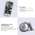 thumbnail image 2 of 11oz Stainless Steel Tumbler with Straw, Double Wall Insulated Travel Tumbler Elegant Nautical Scene, 2 of 7