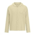thumbnail image 4 of Blusa y camisa de manga larga con cuello vuelto para hombre Camisa a cuadros de manga larga con cuello vuelto Camisa de manga larga con solapa para hombre Blusa de poliéster para hombre, 4 of 6
