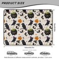 thumbnail image 7 of HUISEFOR Halloween Black Crows Car Trunk Mat 29" x 39" Scratchproof All Weather Trunk Protection Cargo Liner Non-Slip Easy Installation Universal for Cars SUV, 7 of 7