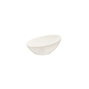 Gourmet dia.8.75" h:3" 29 oz. Round Warm White Porcelain Bowl