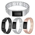 thumbnail image 1 of StrapsCo Metal Link Rhinestone Bracelet Watch Band Strap for Fitbit Charge 2, 1 of 3