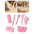 thumbnail image 6 of 7Pcs Guasha Scraping Massage Tool Guasha Board Face Lift Resin for Women Men Adults Traditional Facial Scraping Massage Tool Scraping Board Pink, 6 of 9