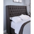 thumbnail image 3 of Cambridge Fabric Upholstered Platform Cal. King Bed in Gray, 3 of 4