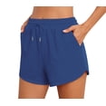 thumbnail image 3 of Asklazy Womens Sweat Shorts with Pockets Cotton Trendy Drawstring Summer Workout Running Casual Lounge Athletic Shorts for Women,Mother‘s Day,Royal Blue,2XL, 3 of 10
