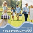 thumbnail image 3 of Waterproof Picnic Blanket Outdoor Camping Beach Mat Extra Large Foldable Car Essential Roadtrip Gadget Rv Accessories Glamping Tent Gear Must Haves Hiking Stuff Backpacking Necessities Gift, 3 of 6