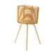 thumbnail image 1 of Cesta de ratán para maceta de suelo, maceta de cesta, cómoda para montar, planta decorativa Grande, 1 of 9