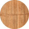 thumbnail image 1 of Ahgly Company Indoor Round Abstract Orange Modern Area Rugs, 8' Round, 1 of 4