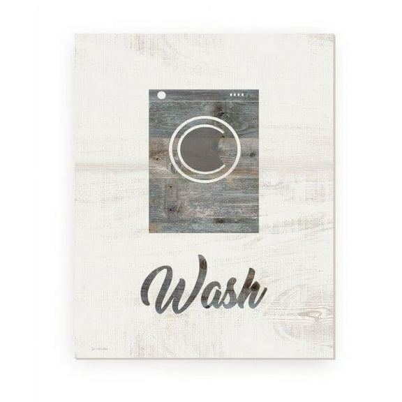 Wash Laundry Sign Rustic Framed Wood Farmhouse Wall Sign 12x15 (Unframed)