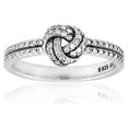 thumbnail image 2 of Ring Sparkling Love Knot w/Clear CZ Ring sz 48 190997CZ-48, 2 of 3