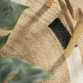 thumbnail image 4 of JONATHAN Y ANSA 5' Round Area Rug, Porto Jute Circle - Natural/Cream/Black, RNF106A-5R, 4 of 5