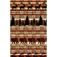 thumbnail image 2 of Biscardi, Nicholas 22x32 Gold Ornate Wood Framed with Double Matting Museum Art Print Titled - Nature Lodge Pattern V, 2 of 4
