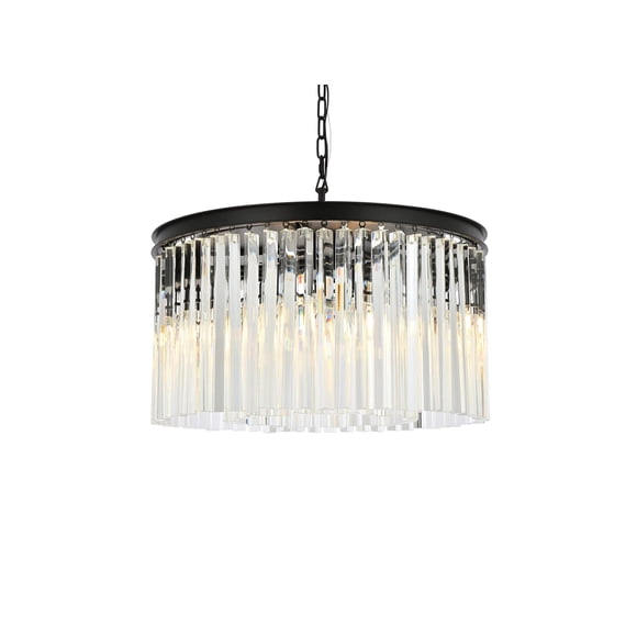 Elegant Lighting Sydney 26" 8 Light Royal Crystal Chandelier