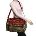 thumbnail image 4 of World Traveler 19-inch Carry-On Shoulder Duffel Bag - Pink Trim Leopard, 4 of 5