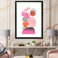 thumbnail image 3 of Designart 'Geometric Sun and Moon Shapes With Tropical Leaves' Modern Framed Art Print, 3 of 4