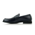 thumbnail image 4 of Ferro Aldo Douglas MFA19700 Moc-Toe Penny Loafers for Men, in Deep Blue, Men's Size 7, 4 of 8