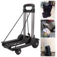 thumbnail image 1 of Carretilla De Mano, Carrito De Equipaje Con Mango Telescópico Compacto Y Versátil, aleación De Aluminio, Rodamiento De 110 Libras Para Mudanza, 1 of 7