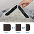 thumbnail image 4 of 12 Packs Grippers For Rugs  Non Slip Rug Pads For Hardwood Floors Hold Rug Corner Side In Place Washable Reusable Carpet Tape Rugs Tape For Area Rugs On Wood & Tile Floor, 4 of 14