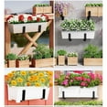 thumbnail image 7 of Tnobhg Deck Railing Adjustable Planter Box Bracket Strong Load-bearing Rustproof Corrosion Resistant Universal Window Box Bracket Flower Box Holder, 7 of 7