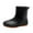 Black, variant on Women's Ankle Rain Boots Waterproof Lightweight Wide Calf Chelsea Boots Short Rain Boots for Women and Waterproof Garden Shoes Comfortable Mid Calf Footwear
