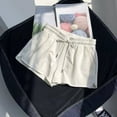 thumbnail image 3 of Ladies Summer Elastic High Rise Loose Sportswear Shorts, 3 of 3