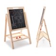 thumbnail image 2 of AIHOME Enfants Art Chevalet en Bois Réglable Debout Chevalet Pliable Double Face Tableau Blanc et Chevalet Tableau Parfait Jouet Éducatif pour les Garçons et les Filles, 2 of 9