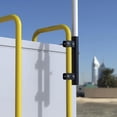 thumbnail image 3 of RV Ladder Mounted Flagpole Holder, Heavy Duty RV Flag Holder,Compatible with Most RV Ladder Rails (Black), 3 of 5