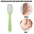 thumbnail image 3 of Unique Bargains Coarse And Fine Dual Sided Foot File Removes Dead Skin Pedicure 1 Pc Green Plastic, 3 of 6