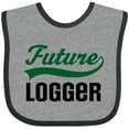 thumbnail image 3 of Inktastic Logging Future Logger Boys Baby Bib, 3 of 4