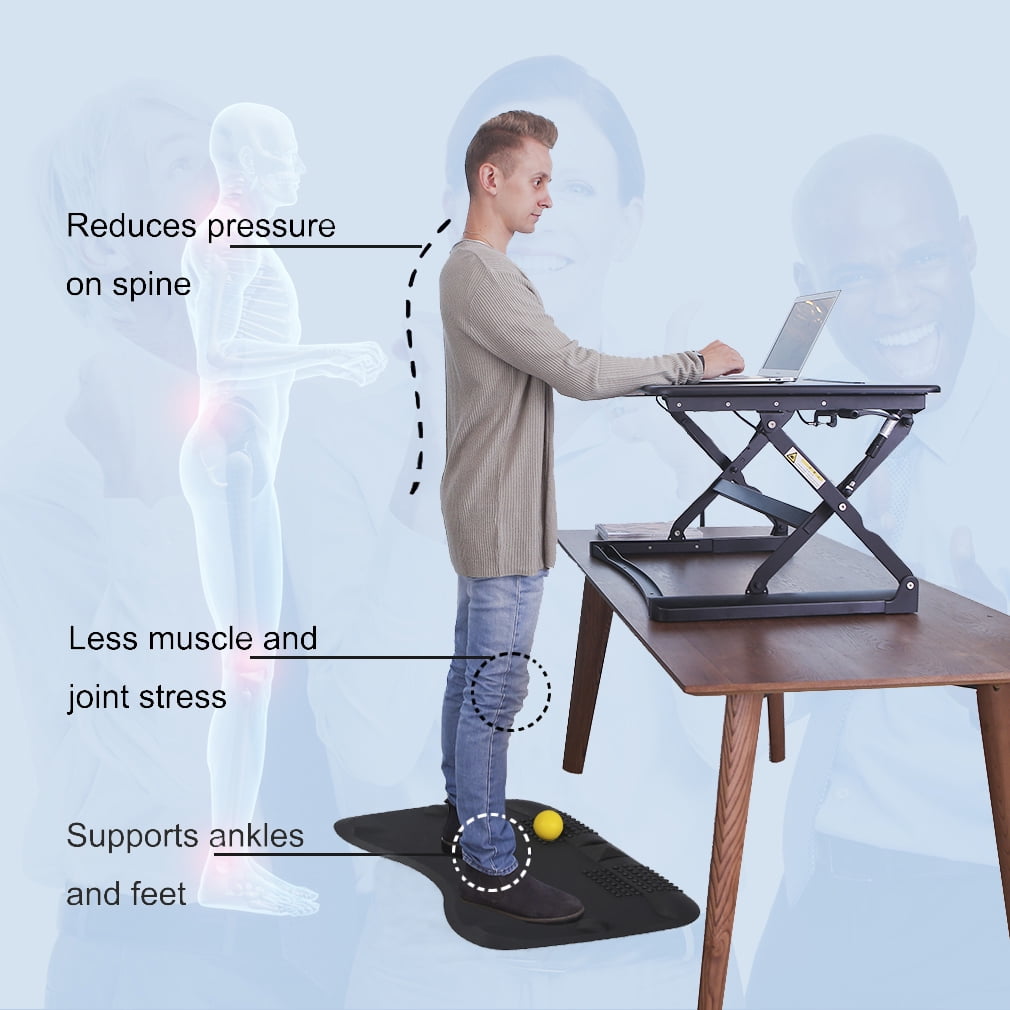 QUARX Standing Desk Mat Anti-Fatigue Mat Standing Mat for Standing Desk,  Office, Kitchen Mat Comfort Floor Mat to Relieve Foot, Knee, and Back Pain  (Model # SM510) – LIFELONG