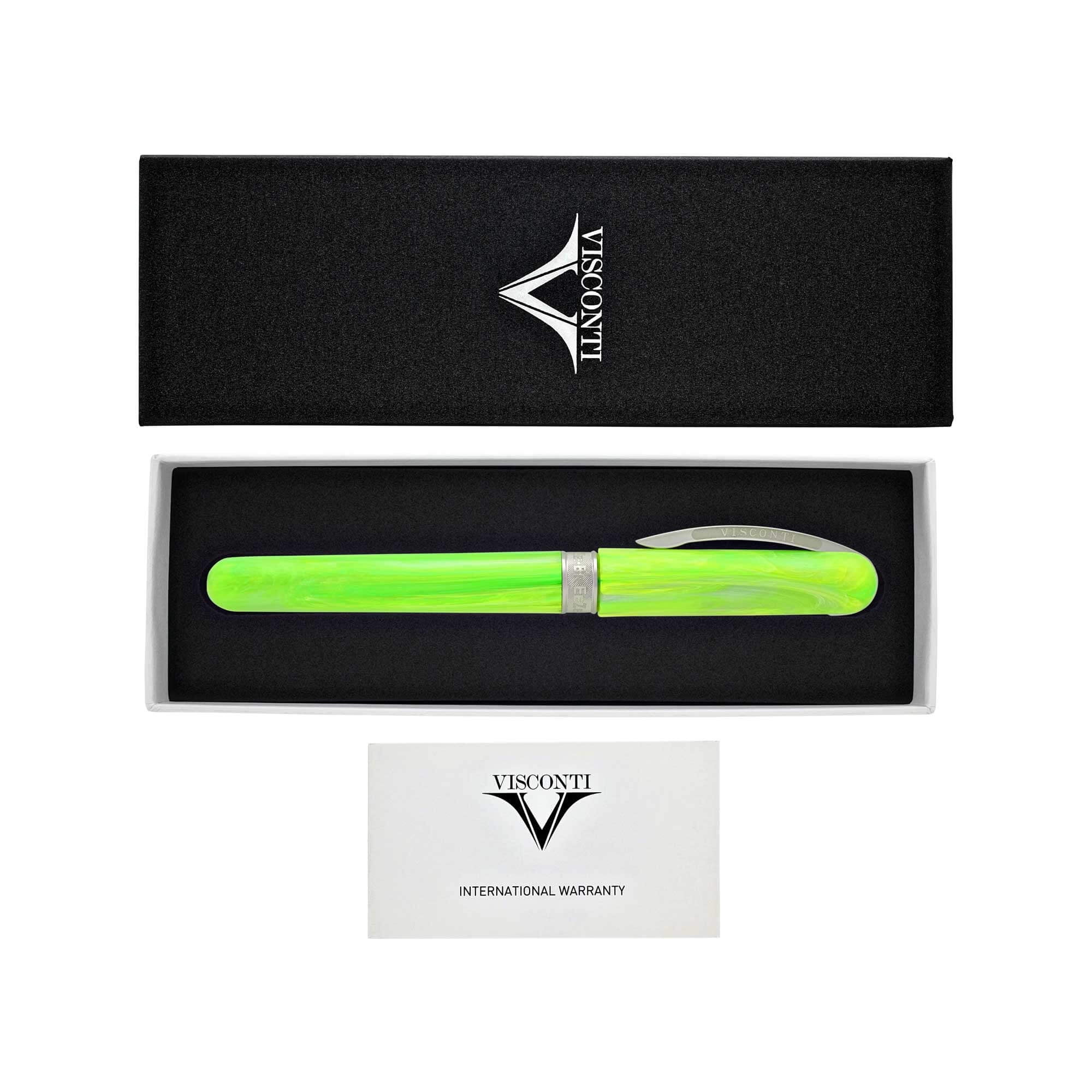 Visconti KP08-02-BP Breeze Lime with Chrome Trim Ballpoint Pen