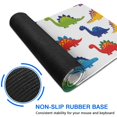 thumbnail image 6 of Long Mouse Pads for Desk,Colorful Dinosaurs Pattern Desk Mats on Top Of Desks, Desk Mouse Pad Extra Large with 3mm Non-Slip Base and Stitched Edge for Gaming,Office,Work,Home 31.5"x11.8", 6 of 6