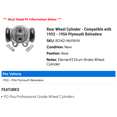 thumbnail image 2 of Rear Wheel Cylinder - Compatible with 1953 - 1956 Plymouth Belvedere - Raybestos, 2 of 2