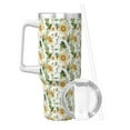 thumbnail image 2 of Lsque Watercolor Bright Sunflowers Pattern 40 OZ Ice Bully Cup with Handle and Straw, Double Wall Stainless Steel Tumbler Travel Coffee Cup with Lid for Christmas Present, 2 of 8