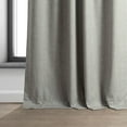 thumbnail image 3 of Exclusive Fabrics  Performance Linen Hotel Blackout Curtain (1 Panel) 50 X 84 - Dark Greige, 3 of 5