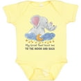 thumbnail image 3 of Inktastic My Great Aunt Loves Me to the Moon and Back Boys or Girls Baby Bodysuit, 3 of 5