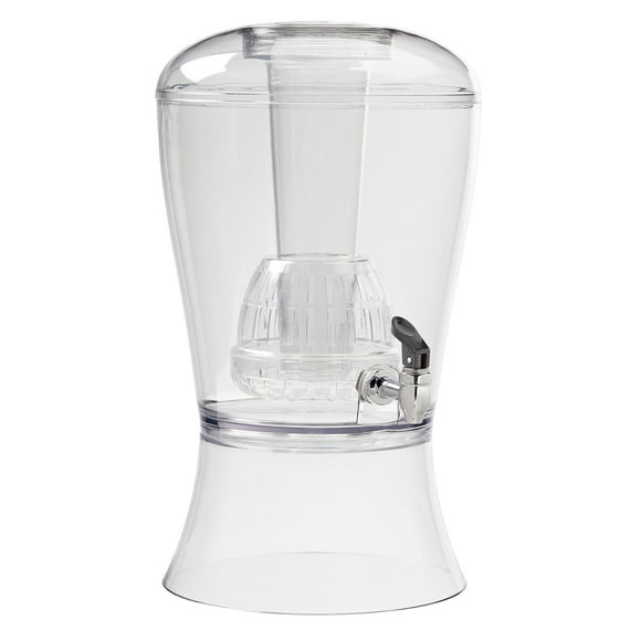 CreativeWare Distributeur de Boissons de 3 Gallons avec Cylindre à Glace et Infuseur à Fruits