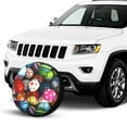 thumbnail image 4 of Kll Easter Egg Tire Cover,Universal Wheel Tire Cover For Trailer, Rv, Suv, Truck,Camper And Many Vehicle,(16 Inch), 4 of 8